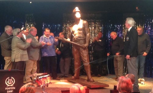 Unveiling of St Just Miner's Statue